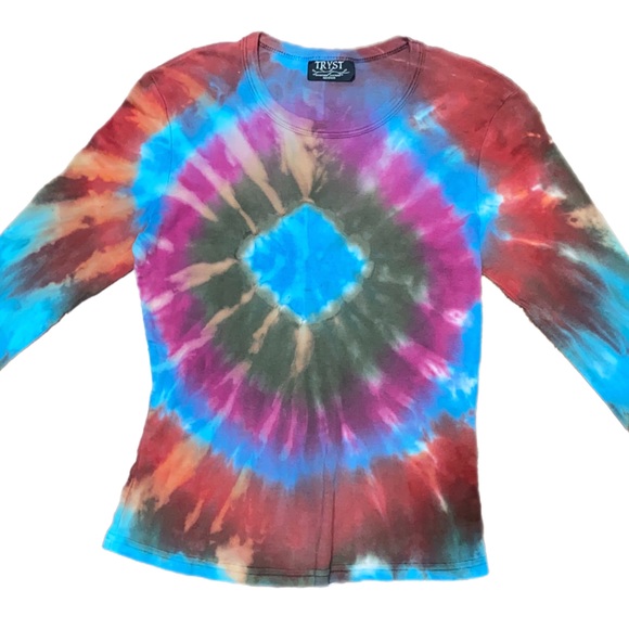Tryst Tie-Dye Cotton Shirt size Medium - Picture 3 of 4